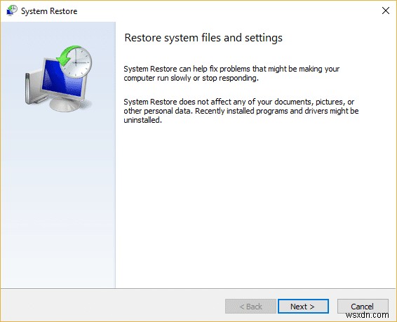 Windows 10 でシステムの復元を使用する方法