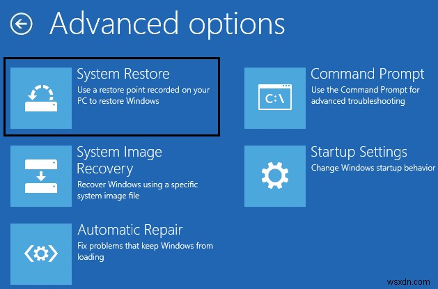 Windows 10 でシステムの復元を使用する方法