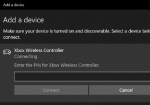 Windows 10でXbox OneワイヤレスコントローラーがPINを要求される問題の解決方法