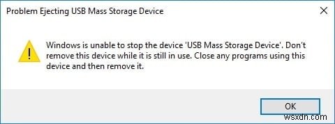 USB 大容量記憶装置デバイスの取り出しに関する問題を修正する 6 つの方法
