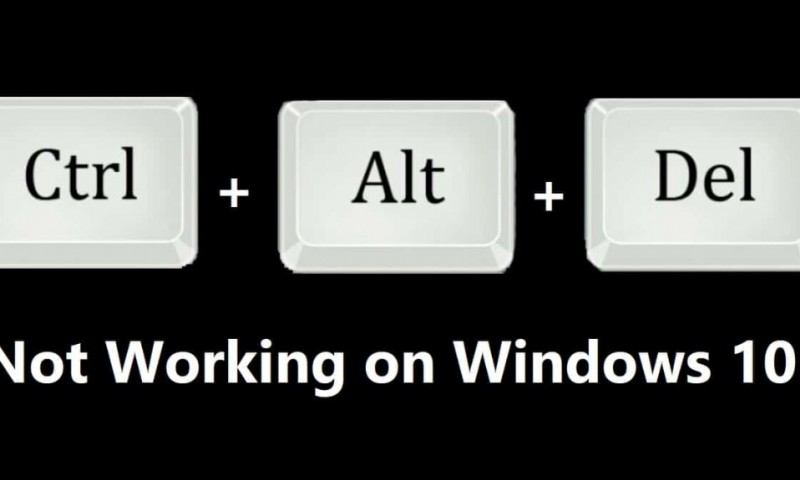 Windows 10 で Ctrl + Alt + Del が機能しない問題を修正 