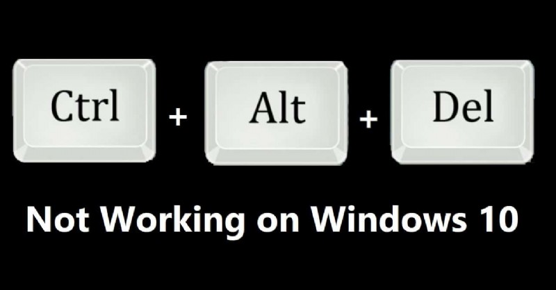 Windows 10 で Ctrl + Alt + Del が機能しない問題を修正 