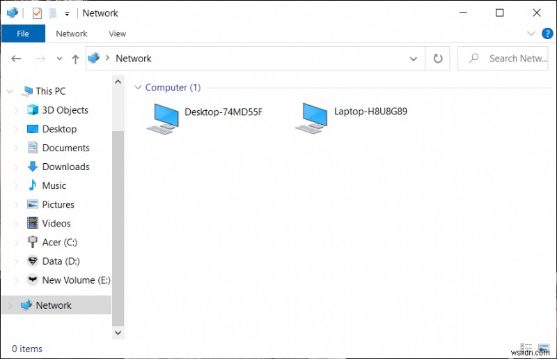 LAN ケーブルを使用して 2 台のコンピュータ間でファイルを転送する 