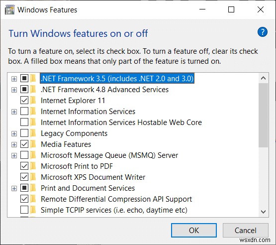 Microsoft .NET Framework 3.5 のインストール方法 