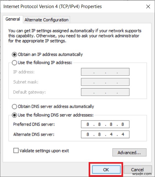 Windows で OpenDNS または Google DNS に切り替える方法 