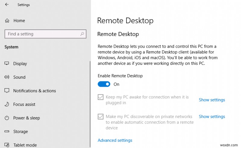 Windows 10 でリモート デスクトップ アプリを使用する方法