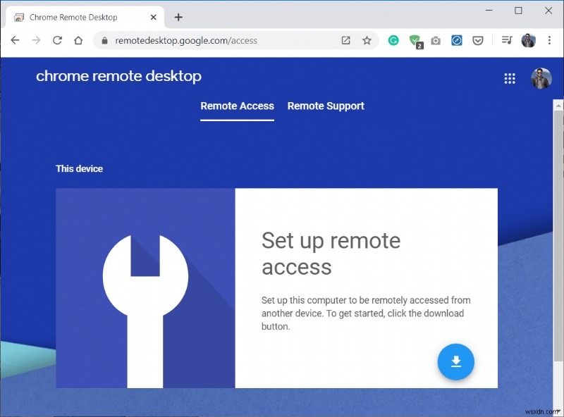 Chrome リモート デスクトップを使用してコンピュータにリモート アクセスする