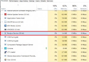 Windows 10 の Bonjour サービスとは?