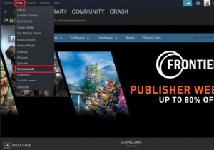 Windows 10 で Steam スクリーンショット フォルダにすばやくアクセスする 