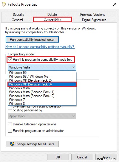 Windows 10 で Fallout 3 を実行する方法