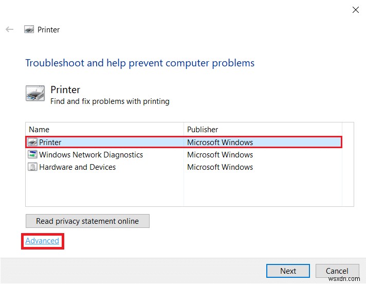 Windows 10 で一般的なプリンターの問題を修正する 