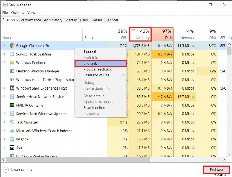 Windows 10 コンピュータの RAM を解放する方法