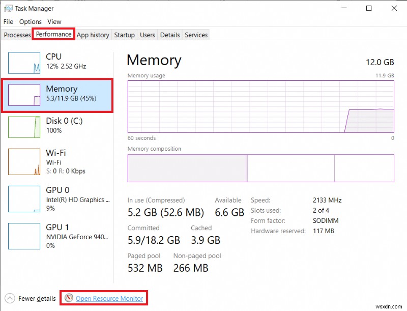 Windows 10 コンピュータの RAM を解放する方法