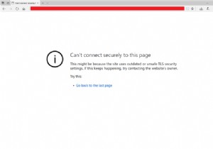 Microsoft Edgeでこのページに安全に接続できないというエラーを修正 