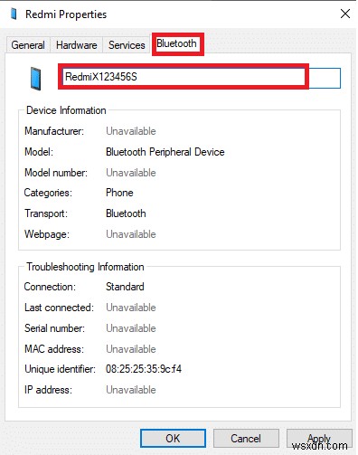 Windows 10 で Bluetooth デバイスの名前を変更する方法 