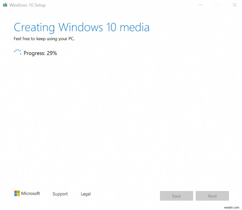 メディア作成ツールで Windows 10 インストール メディアを作成する方法