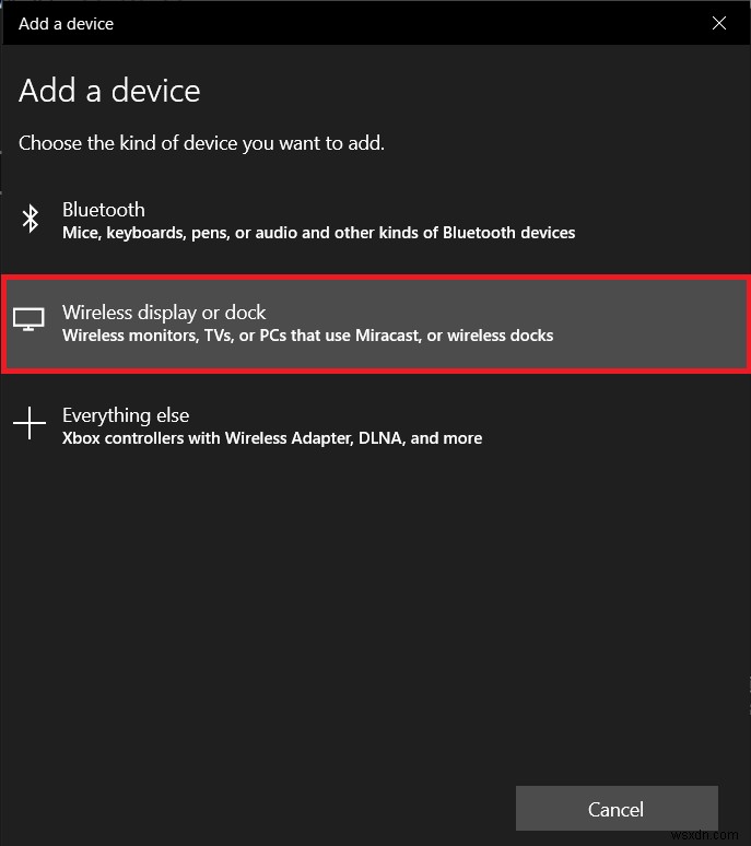 Windows 10 で Miracast をセットアップして使用する方法
