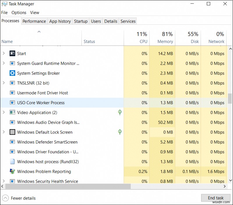 USO コア ワーカー プロセスまたは usocoreworker.exe とは何ですか? 