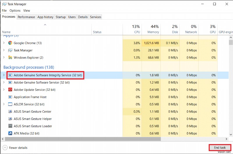 使用しているAdobeソフトウェアが正規のエラーではない問題を修正 