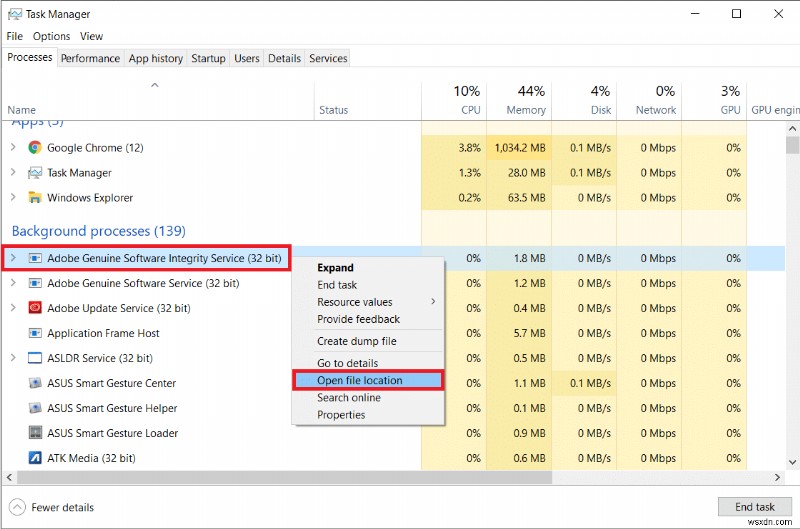 使用しているAdobeソフトウェアが正規のエラーではない問題を修正 