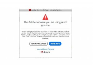 「使用しているAdobeソフトウェアは正規品ではありません」エラーの解決方法4選