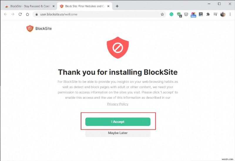 Google Chrome で Web サイトをブロックおよびブロック解除する方法