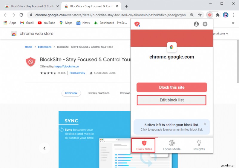 Google Chrome で Web サイトをブロックおよびブロック解除する方法