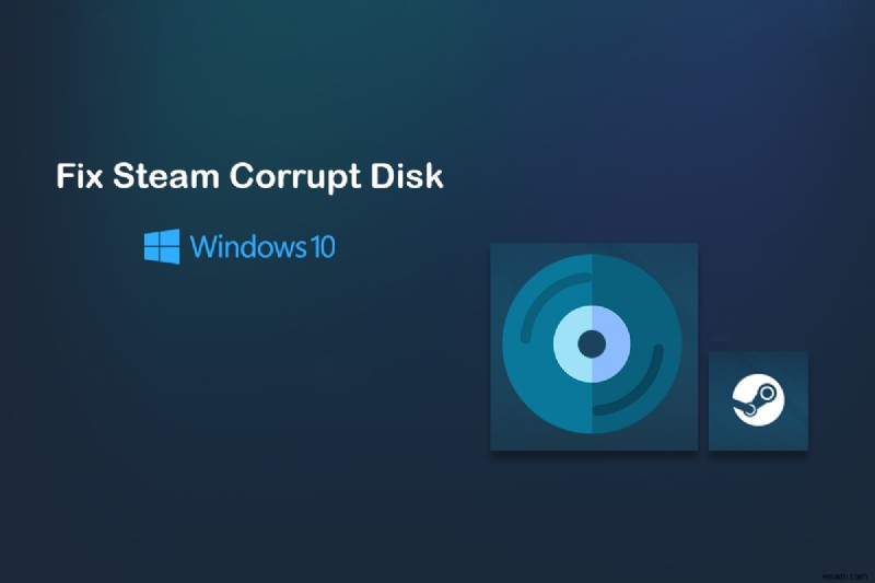 Windows 10でSteam破損ディスクエラーを修正 