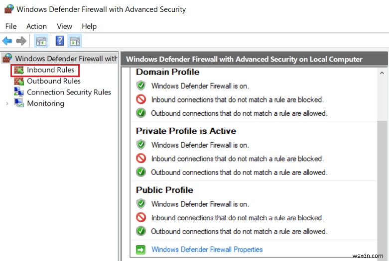 Windows Defender ファイアウォールでプログラムをブロックまたはブロック解除する方法