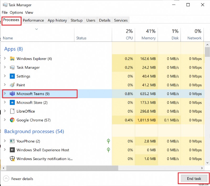 Microsoft Teams が再起動し続ける問題を修正 