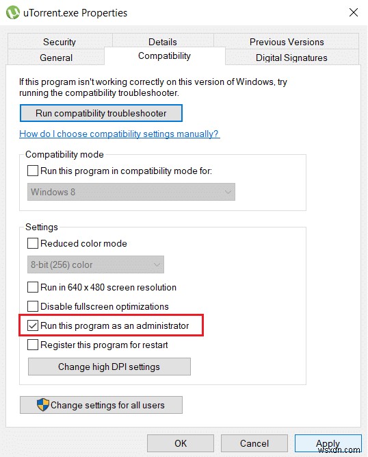 uTorrent アクセスが拒否された場合の修正方法