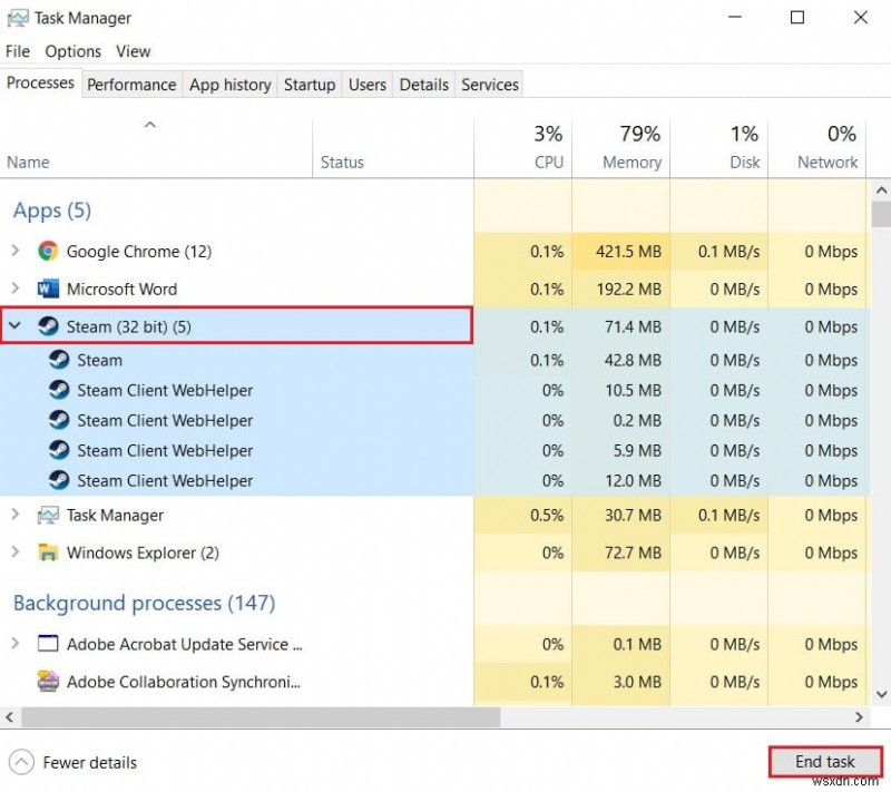 Windows でディスク領域の割り当て時に Steam がスタックする問題を修正 