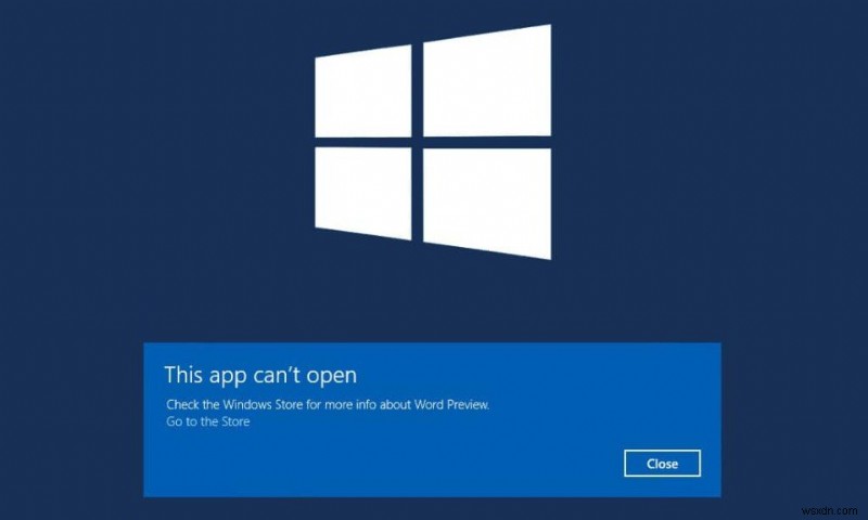 Windows 10 アプリが機能しない問題を修正 
