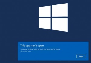 Windows 10 アプリが機能しない問題を修正 