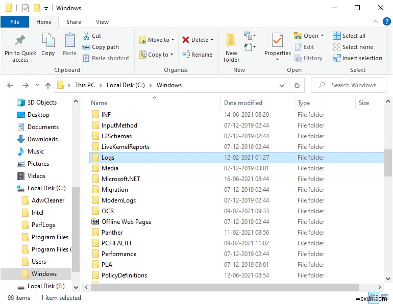 Windows 10 で一時ファイルを削除する方法 
