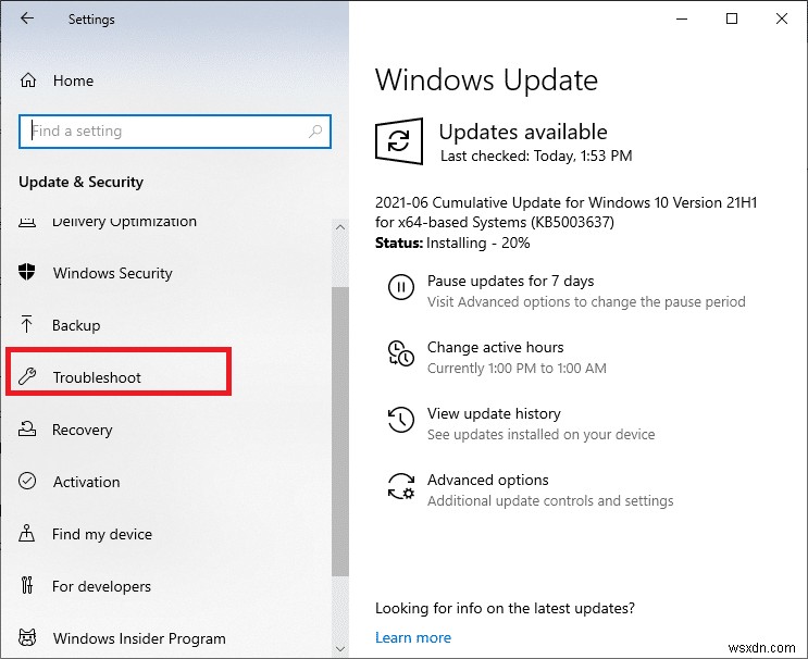 Windows Update エラー 0x80070005 を修正する