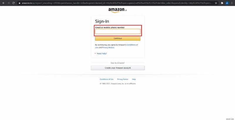 Amazon プライム ビデオのピンをリ​​セットする方法