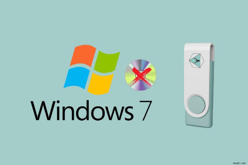 ディスクなしで Windows 7 をインストールする方法 