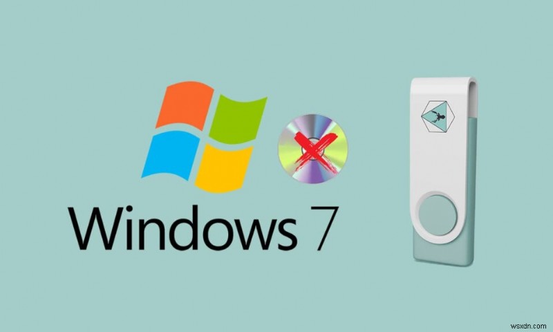 ディスクなしで Windows 7 をインストールする方法 