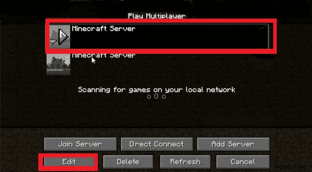 Minecraft の io.netty.channel.AbstractChannel$AnnotatedConnectException エラーを修正