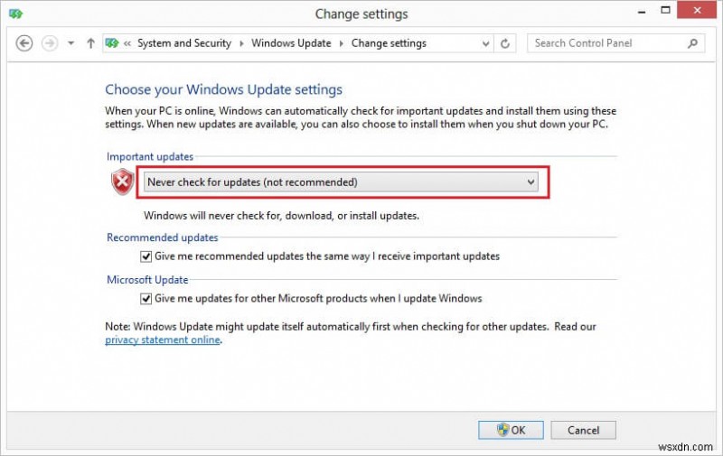 Windows 10 Update のスタックまたはフリーズを修正する 