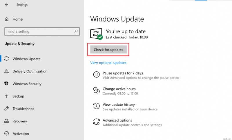 Windows 10 Update のスタックまたはフリーズを修正する 