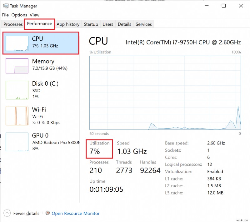 Windows 10 で高い CPU 使用率を修正する方法 