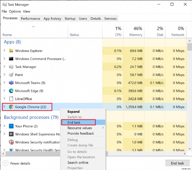 Windows 10 で高い CPU 使用率を修正する方法 