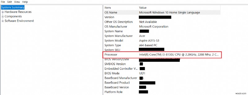 ラップトップの Intel プロセッサの世代を確認する方法