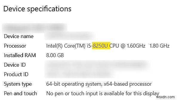 ラップトップの Intel プロセッサの世代を確認する方法