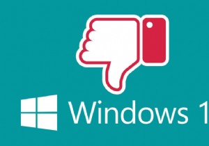 Windows 10 がダメな理由