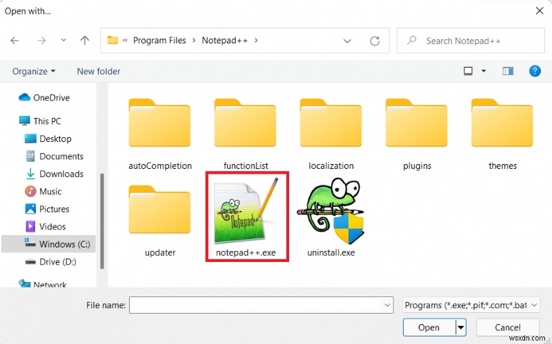 Windows 11でNotepad ++をデフォルトとして設定する方法 
