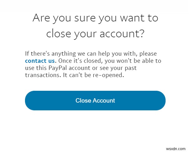 PayPal アカウントを削除する方法