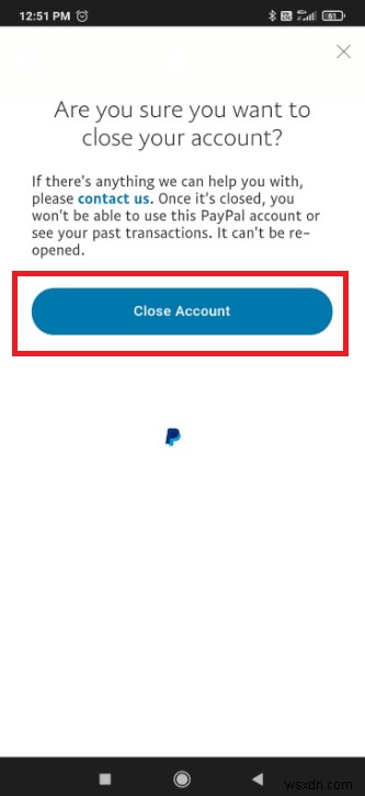 PayPal アカウントを削除する方法